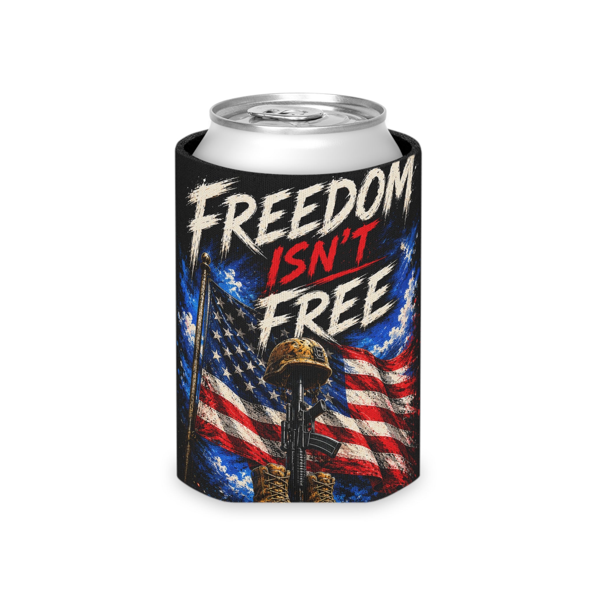 EZDAZE FREEDOM ISNT FREE CAN COOLER