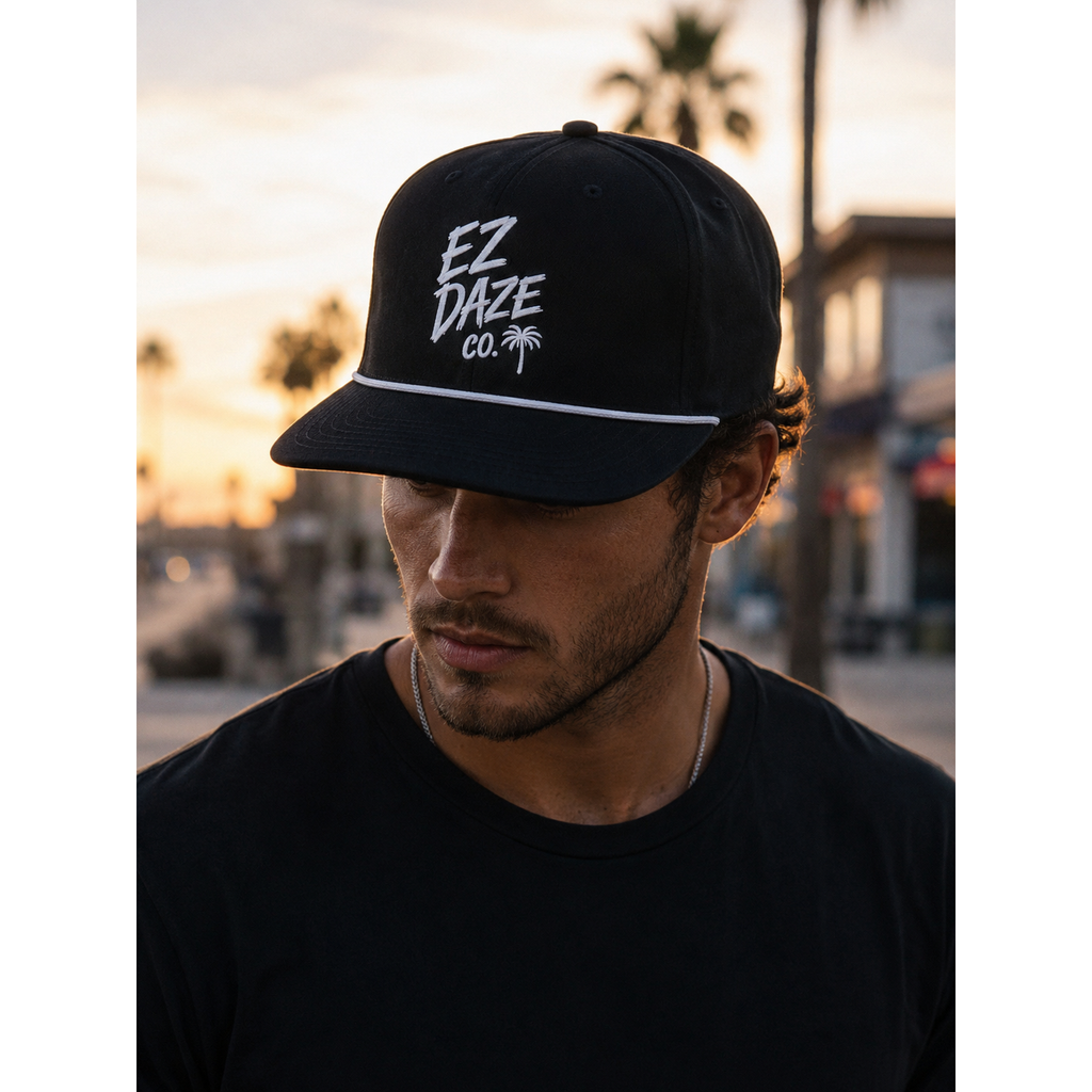 EZDAZE FLAT BILL LONG LOGO